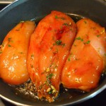 Pollo teriyaki con arroz milanesa