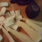 Tacos de queso para ensalada de kale