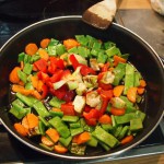 Paella de verduras