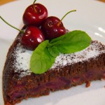 Choco cherry cake o pastel de cerezas