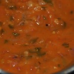 Papardelle salsa de tomates albahaca