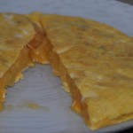 tortilla española con salvia